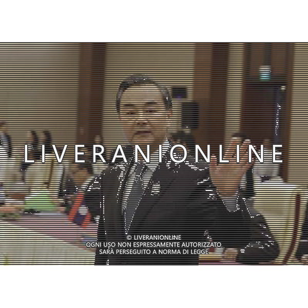(140809) -- NAY PYI TAW, Aug. 9, 2014 () -- Chinese Foreign Minister Wang Yi waves to the media ahead of the China-ASEAN Ministeral Meeting at Myanmar International Convention Center (MICC) in Nay Pyi Taw, Myanmar, Aug. 9, 2014. (/U Aung) ©photoshot/Agenzia Aldo Liverani sas - ITALY ONLY - EDITORIAL USE ONLY