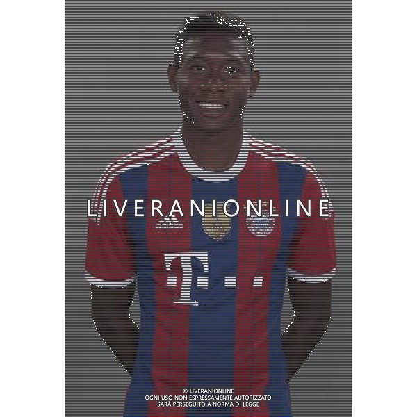 firo Fu§ball,Fussball, 09.08.2014 1. Bundesliga Saison 2014/2015 Offizieller Fototermin des FC Bayern MŸnchen, Muenchen, FCB, Offizielle Mannschafts-Fototermin 2014, halbe Figur, Portrait, David Alaba, Bayern, $worldrightsEs gelten unsere AGB, einsehbar auf www.firosportphoto.de copyright by firo sportphoto: Coesfelder Str.207 48249 DŸlmen www.firosportphoto.de mail@firosportphoto.de (V o l k s b a n k B o c h u m - W i t t e n ) BLZ.: 430 601 29 Kt. Nr.: 341 117 100 Tel:Ê 02594 - 9916004 Fax:Ê02594 - 9916005 AG ALDO LIVERANI SAS ONLY ITALY