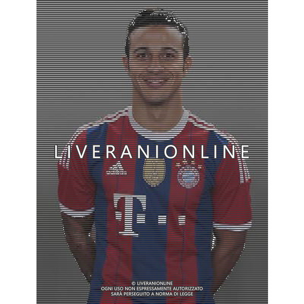 firo Fu§ball,Fussball, 09.08.2014 1. Bundesliga Saison 2014/2015 Offizieller Fototermin des FC Bayern MŸnchen, Muenchen, FCB, Offizielle Mannschafts-Fototermin 2014, halbe Figur, Portrait, Thiago Alcantara do Nascimento, Bayern, $worldrightsEs gelten unsere AGB, einsehbar auf www.firosportphoto.de copyright by firo sportphoto: Coesfelder Str.207 48249 DŸlmen www.firosportphoto.de mail@firosportphoto.de (V o l k s b a n k B o c h u m - W i t t e n ) BLZ.: 430 601 29 Kt. Nr.: 341 117 100 Tel:Ê 02594 - 9916004 Fax:Ê02594 - 9916005 AG ALDO LIVERANI SAS ONLY ITALY