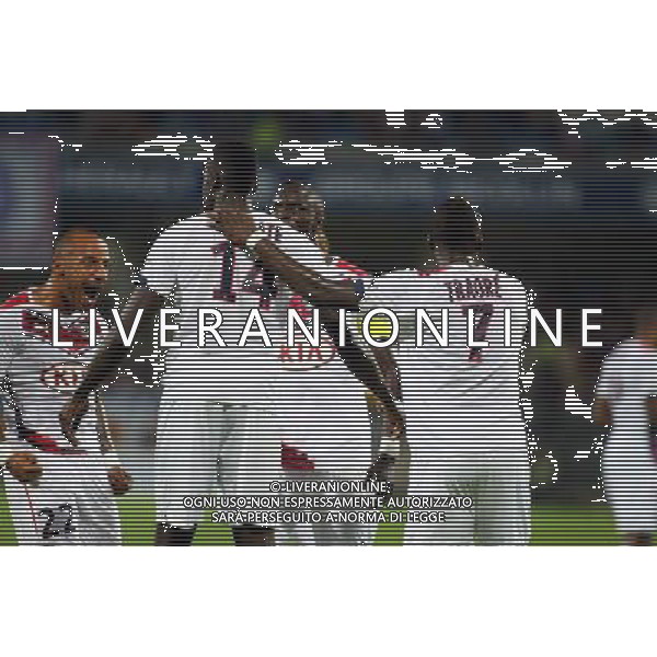 joie Cheick Tidiane DIABATE / Abdou TRAORE - 09.08.2014 - Montpellier / Bordeaux - 1er journee de Ligue 1 Photo : Nicolas Guyonnet / Icon Sport AG ALDO LIVERANI SAS ONLY ITALY