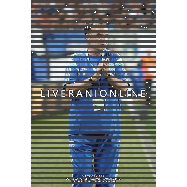 Marcelo BIELSA - 09.08.2014 - Bastia / OM - 1er journee de Ligue 1 Photo : Michel Maestracci / Icon Sport AG ALDO LIVERANI SAS ONLY ITALY