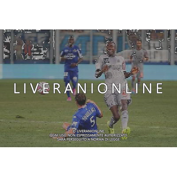 Sebastien SQUILLACI / Giannelli IMBULA - 09.08.2014 - Bastia / OM - 1er journee de Ligue 1 Photo : Michel Maestracci / Icon Sport AG ALDO LIVERANI SAS ONLY ITALY