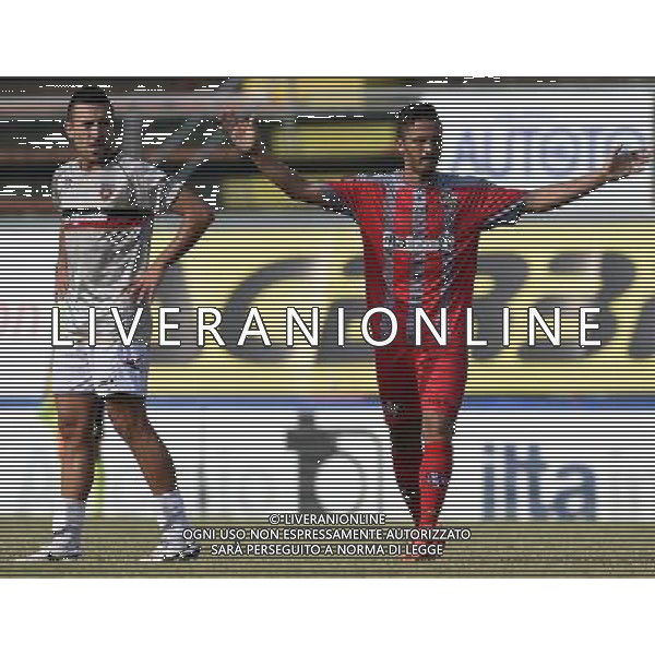 Coppa Italia TIM Cup 2014/2015 Primo Turno Eliminatorio Cremona - 10.08.2014 Cremonese-Nuova Cosenza Nella Foto:jadid abderrazzak esulta /Ph.Vitez-Ag. Aldo Liverani