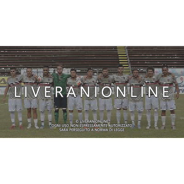 Coppa Italia TIM Cup 2014/2015 Primo Turno Eliminatorio Cremona - 10.08.2014 Cremonese-Nuova Cosenza Nella Foto:Codenza Squadra Formazione Ravaglia,Zanini,Berolucci,Arrigoni,Blondett,Maglia,Fornito,Sassano,Mosciaro,Calderini,Alessandro /Ph.Vitez-Ag. Aldo Liverani
