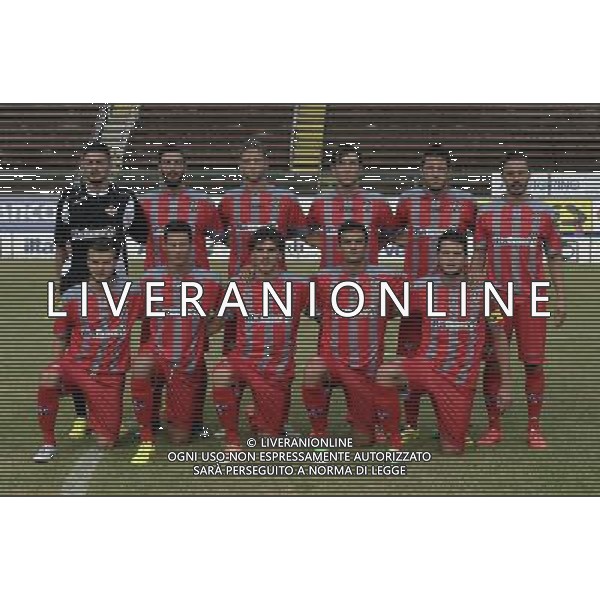 Coppa Italia TIM Cup 2014/2015 Primo Turno Eliminatorio Cremona - 10.08.2014 Cremonese-Nuova Cosenza Nella Foto:Cremonese Squadra Formazione Battaiola,Marongiu,Favalli,Lombardo,Giorgi,Bassoli,Marchi Mattia,Marchi Alessandro,Brighenti,Jadid,Kirilov /Ph.Vitez-Ag. Aldo Liverani