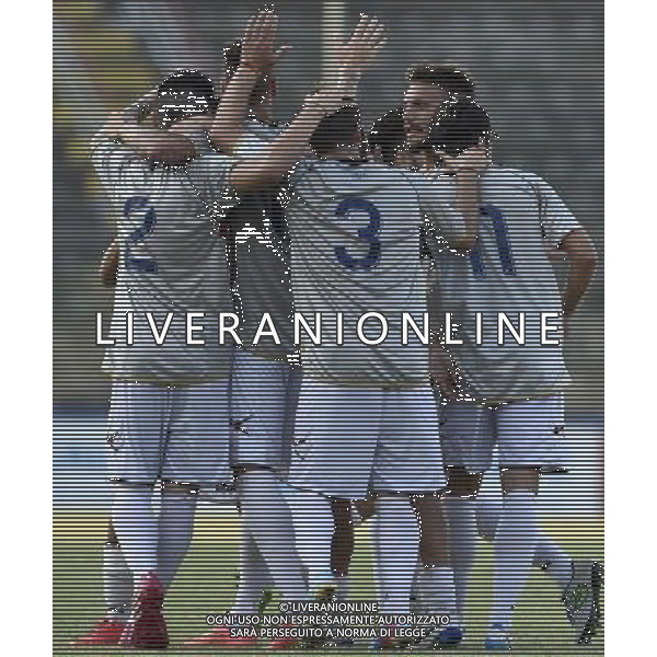 Coppa Italia TIM Cup 2014/2015 Primo Turno Eliminatorio Cremona - 10.08.2014 Cremonese-Nuova Cosenza Nella Foto:Esultanza giocatori Cosenza /Ph.Vitez-Ag. Aldo Liverani