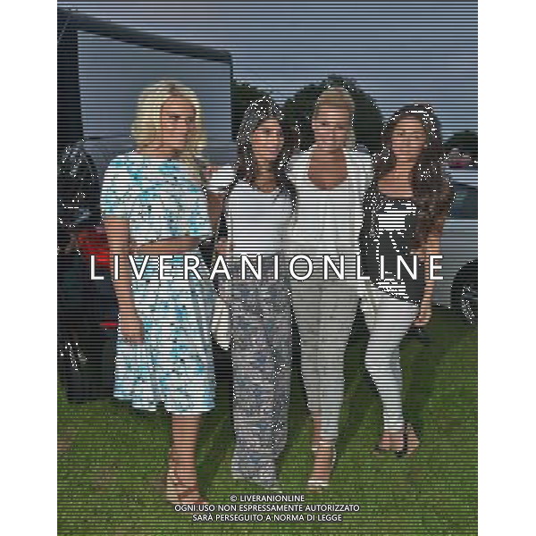  Danielle Armstrong, Jasmin Walia, Georgia Kousoulou and Casey Batchelor at the Essex Drive-In Movie, Grease, Brentwood Essex Date ; 09/08/2014 AG ALDO LIVERANI SAS ONLY ITALY