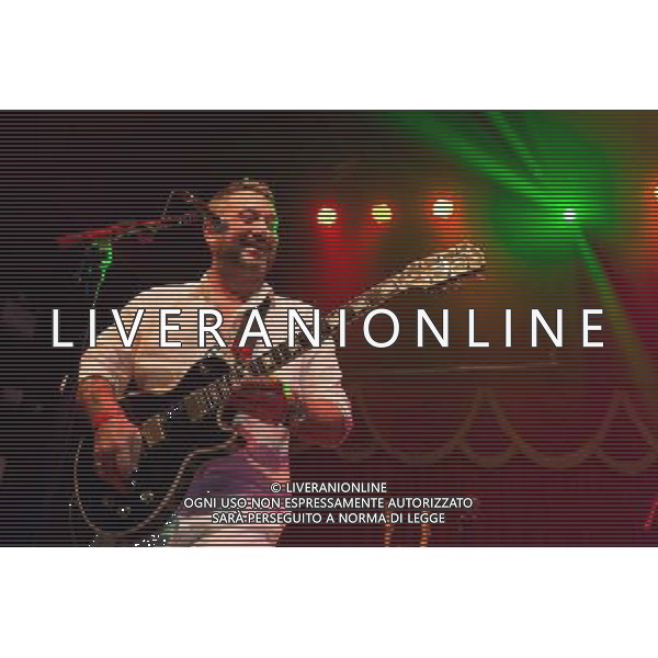 Fun Lovin\' Criminals (FLC) - Hugh Thomas (vocals, guitar) performing live on his 46th birthday in concert at the Brooklyn Bowl, Greenwich, London, United Kingdom Date: 09/08/2014 AG ALDO LIVERANI SAS ONLY ITALY