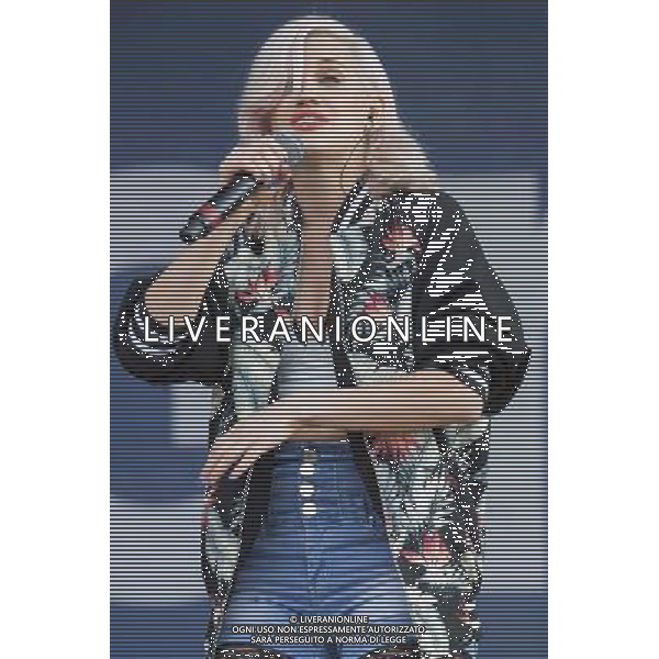 Ashley Roberts performs at Total Access Live, Betley Court Farm, Staffordshire, England, 9th August 2014. AG ALDO LIVERANI SAS ONLY ITALY