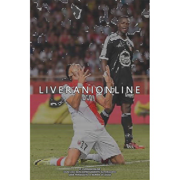 Deception Yannick FERREIRA CARRASCO - 10.08.2014 - Monaco / Lorient - 1er journee de Ligue 1 Photo : Fred Porcu / Icon Sport AG ALDOL IVERANI SAS ONLY ITALY AG ALDO LIVERANI SAS ONLY ITALY