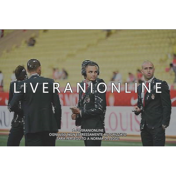 Layvin KURZAWA / Aymen ABDENNOUR - 10.08.2014 - Monaco / Lorient - 1er journee de Ligue 1 Photo : Fred Porcu / Icon Sport AG ALDOL IVERANI SAS ONLY ITALY AG ALDO LIVERANI SAS ONLY ITALY
