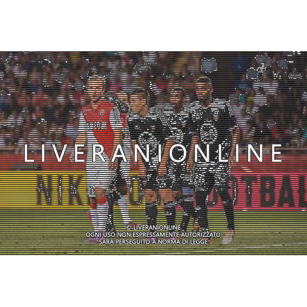 Valere GERMAIN / Yoann WACHTER - 10.08.2014 - Monaco / Lorient - 1er journee de Ligue 1 Photo : Fred Porcu / Icon Sport AG ALDOL IVERANI SAS ONLY ITALY AG ALDO LIVERANI SAS ONLY ITALY