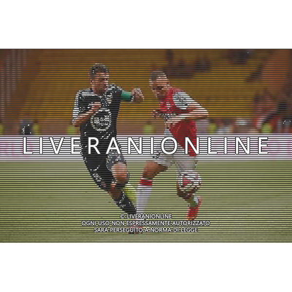 Yann JOUFFRE / Layvin KURZAWA - 10.08.2014 - Monaco / Lorient - 1er journee de Ligue 1 Photo : Fred Porcu / Icon Sport AG ALDOL IVERANI SAS ONLY ITALY AG ALDO LIVERANI SAS ONLY ITALY