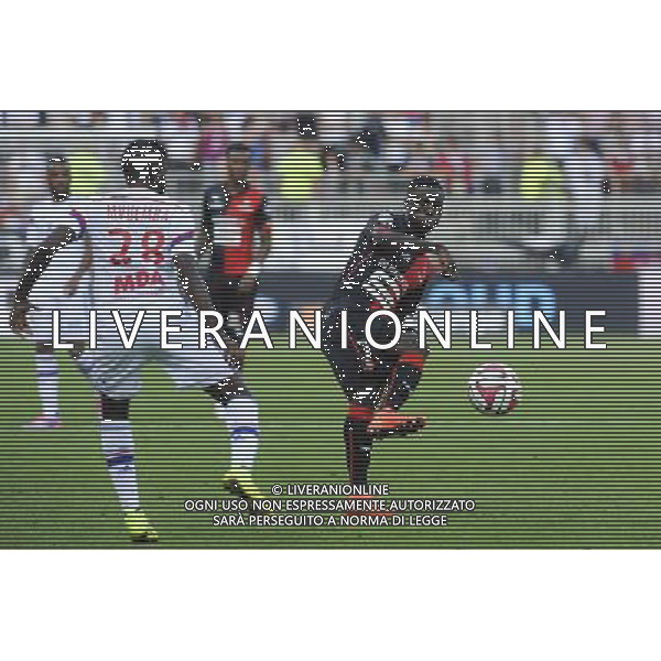 Paul Georges NTEP - 10.08.2014 - Lyon / Rennes - 1er journee de Ligue 1 Photo : Jean Paul Thomas / Icon Sport AG ALDO LIVERANI SAS ONLY ITALY