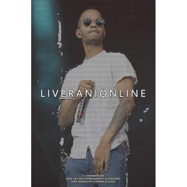 Harley Alexander-Sule of Rizzle Kicks performs at Total Access Live, Betley Court Farm, Staffordshire, England, 9th August 2014. ©PHOTOSHOT/Agenzia Aldo Liverani sas - ITALY ONLY - EDITORIAL USE ONLY