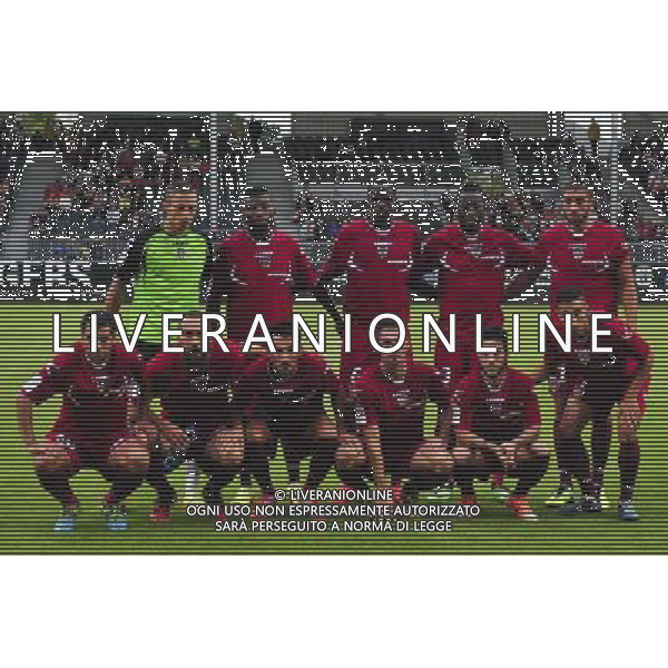 Equipe Arles Avignon - 08.08.2014 - Angers / Arles Avignon - 2eme journee de Ligue 2 Photo : Philippe Le Brech / Icon Sport AG ALDO LIVERANI SAS ONLY ITALY