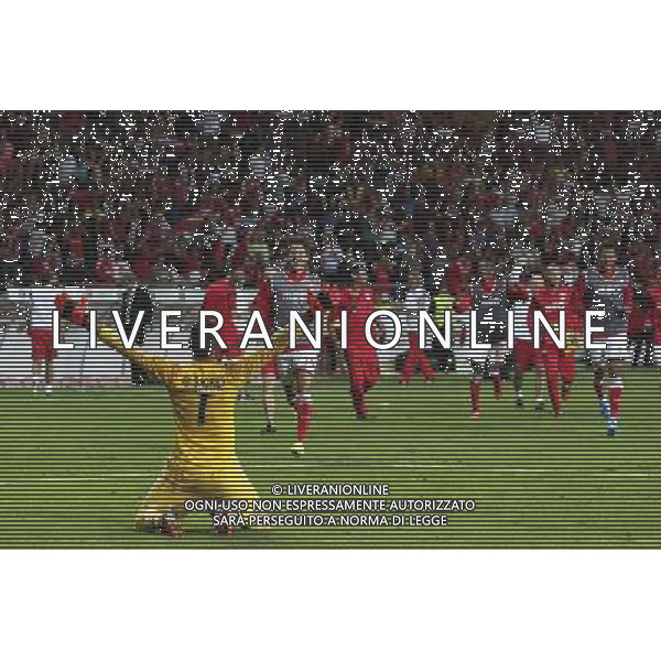 Joie Artur Moraes - 10.08.2014 - Benfica / Rio Ave - Supercoupe du Portugal 2014 Photo : Carlos Rodrigues / Icon Sport AG ALDO LIVERANI SAS ONLY ITALY