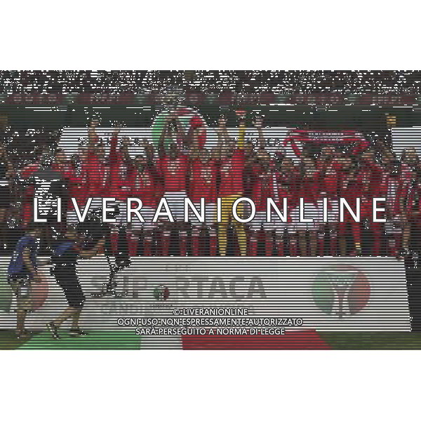 Victoire Equipe Benfica - 10.08.2014 - Benfica / Rio Ave - Supercoupe du Portugal 2014 Photo : Carlos Rodrigues / Icon Sport