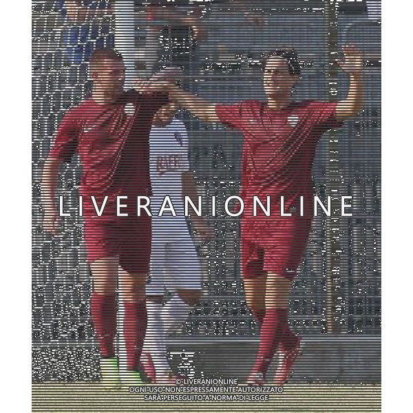 VENEZIA 10-08-14 COPPA ITALIA TIM UNIONE VENEZIA VS TARANTO NELLA FOTO:ESULTANZA DI CARCURO DAVIDE FOTO PAOLA GARBUIO/AG.ALDO LIVERANI 