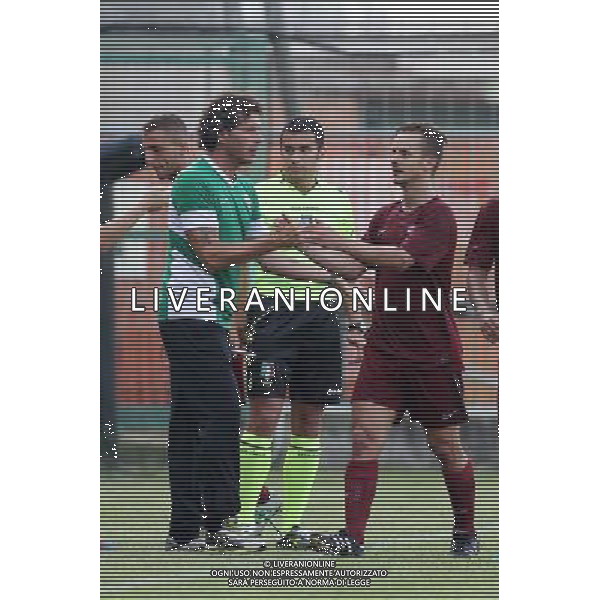 VENEZIA 10-08-14 COPPA ITALIA TIM UNIONE VENEZIA VS TARANTO NELLA FOTO:FRANCHINI RAFFAELE E ALESSANDRO DAL CANTO FOTO PAOLA GARBUIO/AG.ALDO LIVERANI 