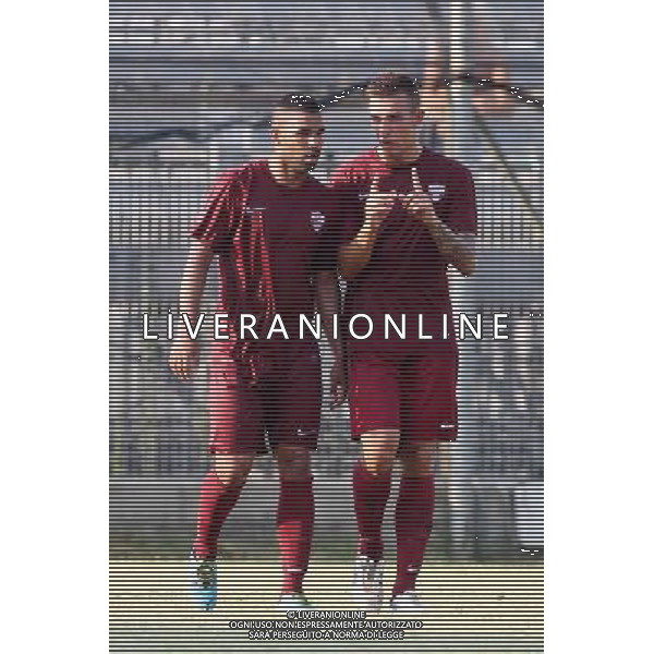 VENEZIA 10-08-14 COPPA ITALIA TIM UNIONE VENEZIA VS TARANTO NELLA FOTO:MARINO ANTONIO E ESPINAL VINICIO FOTO PAOLA GARBUIO/AG.ALDO LIVERANI 