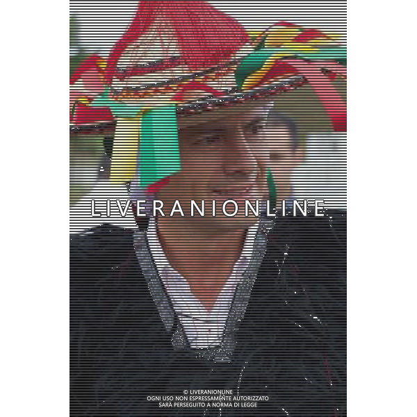 (140809) -- CHIAPAS, Aug. 9, 2014 () -- Image provided by Mexico\'s Presidency shows Mexican President Enrique Pena Nieto taking part in an act to commemorate the World Indigenous People\'s Day in Chamula, Chiapas, in Mexico, on Aug. 8, 2014. (/Mexico\'s Presidency) (da) (sp) ©photoshot/Agenzia Aldo Liverani sas - ITALY ONLY - EDITORIAL USE ONLY
