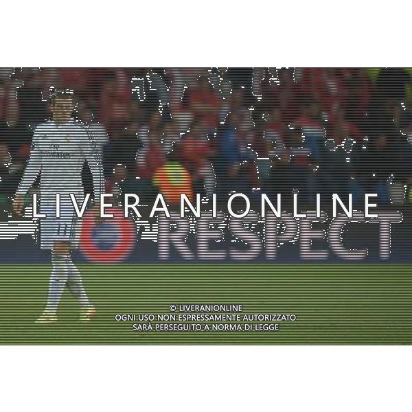Real Madrid\'s Gareth Bale in action during todays match Photographer Ian Cook/CameraSport Football - UEFA Supercup - Real Madrid v Sevilla - Tuesday 12th August 2014 - Cardiff City Stadium - Cardiff © CameraSport - 43 Linden Ave. Countesthorpe. Leicester. England. LE8 5PG - Tel: +44 (0) 116 277 4147 - admin@camerasport.com - www.camerasport.com AG ALDO LIVERANI SAS ONLY ITALY
