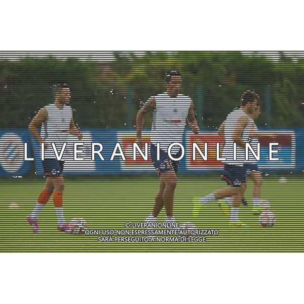 Lucas BARRIOS - 12.08.2014 - Entrainement Montpellier - Photo : Nicolas Guyonnet / Icon Sport AG ALDO LIVERANI SAS ONLY ITALY