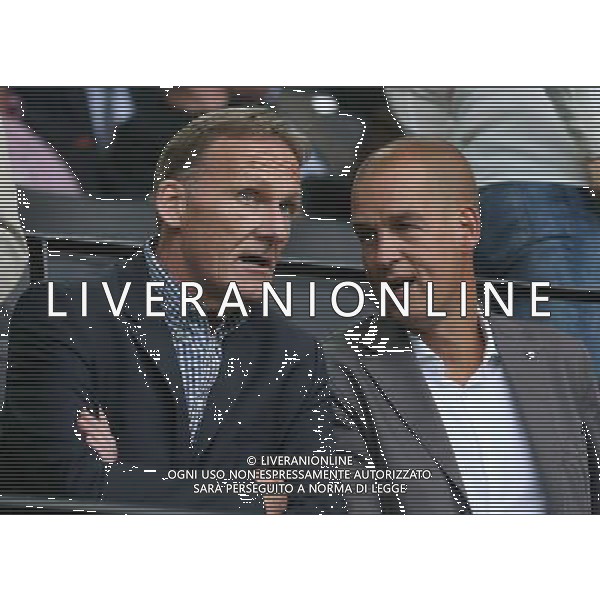 firo Fu§ball,Fussball, 13.08.2014 Supercup Finale 2014/2015 BVB Borussia Dortmund - FC Bayern MŸnchen Watzke mit Cartsten Cramer auf der TribŸne $worldrightsEs gelten unsere AGB, einsehbar auf www.firosportphoto.de copyright by firo sportphoto: Coesfelder Stra§e 207 48249 DŸlmen Duelmen www.firosportphoto.de mail@firosportphoto.de (V o l k s b a n k B o c h u m - W i t t e n ) BLZ.: 430 601 29 Kt. Nr.: 341 117 100 Tel:Ê 0209 - 9304402 Fax:Ê 0209 - 9304443 AG ALDO LIVERANI SAS ONLY ITALY