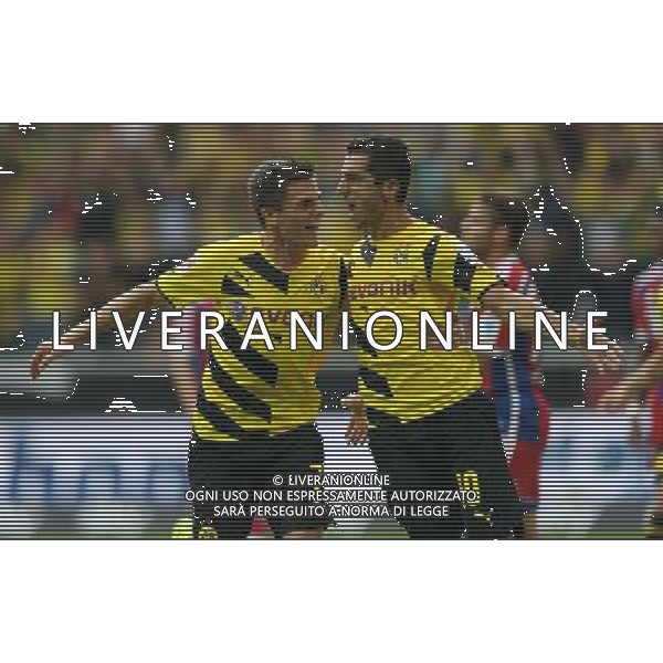 firo Fu§ball,Fussball, 13.08.2014 Supercup Finale 2014/2015 BVB Borussia Dortmund - FC Bayern MŸnchen Jubel nachdem 1:0 um Henrikh Mkhitaryan mit Sebastian KEHL $worldrightsEs gelten unsere AGB, einsehbar auf www.firosportphoto.de copyright by firo sportphoto: Coesfelder Stra§e 207 48249 DŸlmen Duelmen www.firosportphoto.de mail@firosportphoto.de (V o l k s b a n k B o c h u m - W i t t e n ) BLZ.: 430 601 29 Kt. Nr.: 341 117 100 Tel:Ê 0209 - 9304402 Fax:Ê 0209 - 9304443 AG ALDO LIVERANI SAS ONLY ITALY