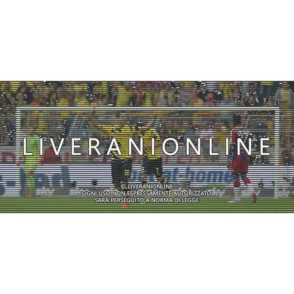 firo : 13.08.2014 Fu§ball,1.Bundesliga, Saison 2014/2015, DFL, DFL-Supercup 2014, Supercup2014, BVB, Borussia Dortmund - FC Bayern MŸnchen Jubel MKHITARYAN nach 1:0 $worldrightsEs gelten unsere AGB, einsehbar auf www.firosportphoto.de, copyright by firo sportphoto: Coesfelder Str. 207 D-48249 DŸlmen www.firosportphoto.de mail@firosportphoto.de (V o l k s b a n k B o c h u m - W i t t e n ) BLZ.: 430 601 29 Kt. Nr.: 341 117 100 Tel:Ê +49-2594-9916004 Fax:Ê+49-2594-9916005 AG ALDO LIVERANI SAS ONLY ITALY
