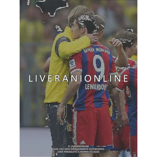 firo Fu§ball,Fussball, 13.08.2014 Supercup Finale 2014/2015 BVB Borussia Dortmund - FC Bayern MŸnchen JŸrgen Klopp mit Robert Lewandowski $worldrightsEs gelten unsere AGB, einsehbar auf www.firosportphoto.de copyright by firo sportphoto: Coesfelder Stra§e 207 48249 DŸlmen Duelmen www.firosportphoto.de mail@firosportphoto.de (V o l k s b a n k B o c h u m - W i t t e n ) BLZ.: 430 601 29 Kt. Nr.: 341 117 100 Tel:Ê 0209 - 9304402 Fax:Ê 0209 - 9304443 AG ALDO LIVERANI SAS ONLY ITALY