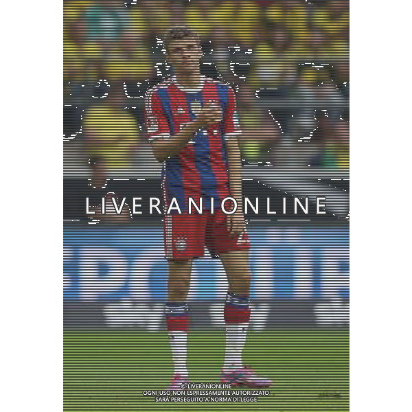 firo : 13.08.2014 Fu§ball,1.Bundesliga, Saison 2014/2015, DFL, DFL-Supercup 2014, Supercup2014, BVB, Borussia Dortmund - FC Bayern MŸnchen 2:0 Thomas M†LLER, Bayern, EnttŠuschung $worldrightsEs gelten unsere AGB, einsehbar auf www.firosportphoto.de, copyright by firo sportphoto: Coesfelder Str. 207 D-48249 DŸlmen www.firosportphoto.de mail@firosportphoto.de (V o l k s b a n k B o c h u m - W i t t e n ) BLZ.: 430 601 29 Kt. Nr.: 341 117 100 Tel:Ê +49-2594-9916004 Fax:Ê+49-2594-9916005 AG ALDO LIVERANI SAS ONLY ITALY