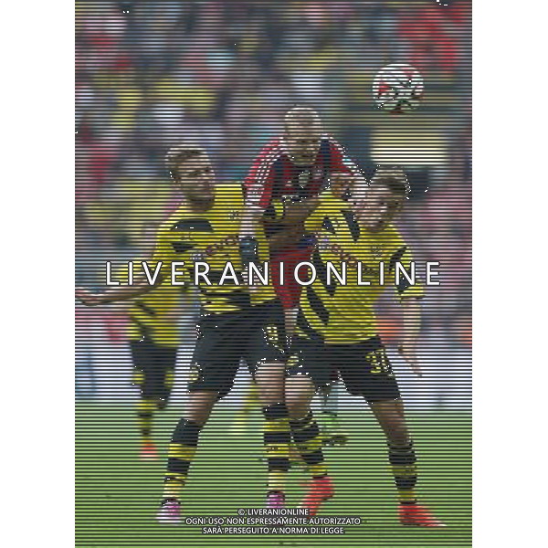 firo : 13.08.2014 Fu§ball,1.Bundesliga, Saison 2014/2015, DFL, DFL-Supercup 2014, Supercup2014, BVB, Borussia Dortmund - FC Bayern MŸnchen 2:0 IMMOBILE, links und DURM, rechts , BVB gegen RODE $worldrightsEs gelten unsere AGB, einsehbar auf www.firosportphoto.de, copyright by firo sportphoto: Coesfelder Str. 207 D-48249 DŸlmen www.firosportphoto.de mail@firosportphoto.de (V o l k s b a n k B o c h u m - W i t t e n ) BLZ.: 430 601 29 Kt. Nr.: 341 117 100 Tel:Ê +49-2594-9916004 Fax:Ê+49-2594-9916005 AG ALDO LIVERANI SAS ONLY ITALY