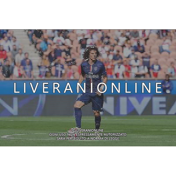 David Luiz - 16.08.2014 - Paris Saint Germain / Bastia - 2eme journee de Ligue 1 Photo : Aurelien Meunier / Icon Sport AG ALDO LIVERANI SAS ONLY ITALY