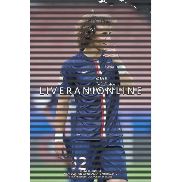 David Luiz - 16.08.2014 - Paris Saint Germain / Bastia - 2eme journee de Ligue 1 Photo : Aurelien Meunier / Icon Sport AG ALDO LIVERANI SAS ONLY ITALY