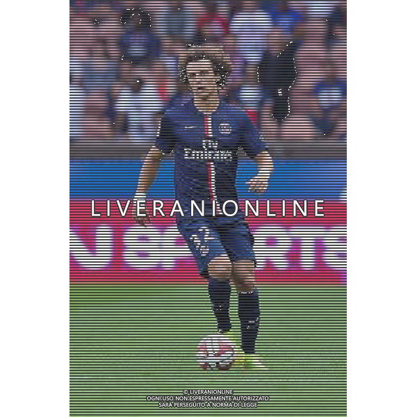 David Luiz - 16.08.2014 - Paris Saint Germain / Bastia - 2eme journee de Ligue 1 Photo : Aurelien Meunier / Icon Sport AG ALDO LIVERANI SAS ONLY ITALY