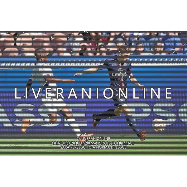 Floyd Ayite / Lucas Digne - 16.08.2014 - Paris Saint Germain / Bastia - 2eme journee de Ligue 1 Photo : Aurelien Meunier / Icon Sport AG ALDO LIVERANI SAS ONLY ITALY