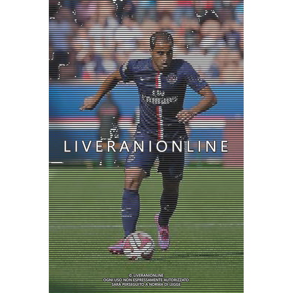 Lucas - 16.08.2014 - Paris Saint Germain / Bastia - 2eme journee de Ligue 1 Photo : Aurelien Meunier / Icon Sport AG ALDO LIVERANI SAS ONLY ITALY