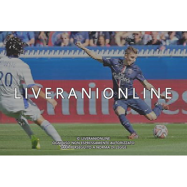 Lucas Digne - 16.08.2014 - Paris Saint Germain / Bastia - 2eme journee de Ligue 1 Photo : Aurelien Meunier / Icon Sport AG ALDO LIVERANI SAS ONLY ITALY