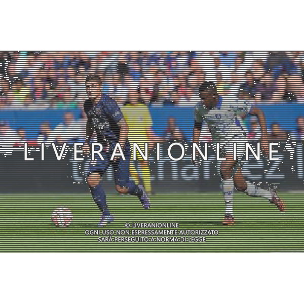 Marco Verratti / El Hadji Ba - 16.08.2014 - Paris Saint Germain / Bastia - 2eme journee de Ligue 1 Photo : Aurelien Meunier / Icon Sport AG ALDO LIVERANI SAS ONLY ITALY