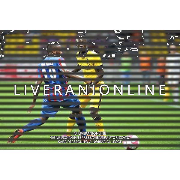 Lenny Nangis / Idrissa Gueye - 15.08.2014 - Caen / Lille - 2eme journee de Ligue 1 Photo : Aurelien Meunier / Icon Sport AG ALDO LIVERANI SAS ONLY ITALY