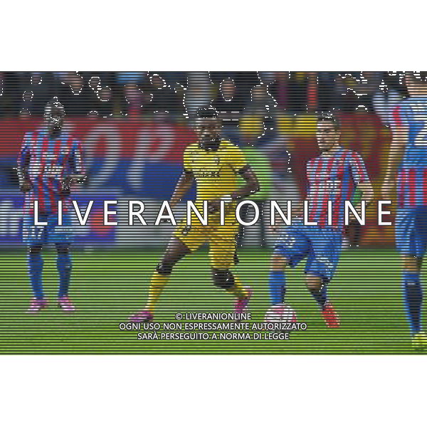 Salomon Kalou / Jean Calve - 15.08.2014 - Caen / Lille - 2eme journee de Ligue 1 Photo : Aurelien Meunier / Icon Sport AG ALDO LIVERANI SAS ONLY ITALY