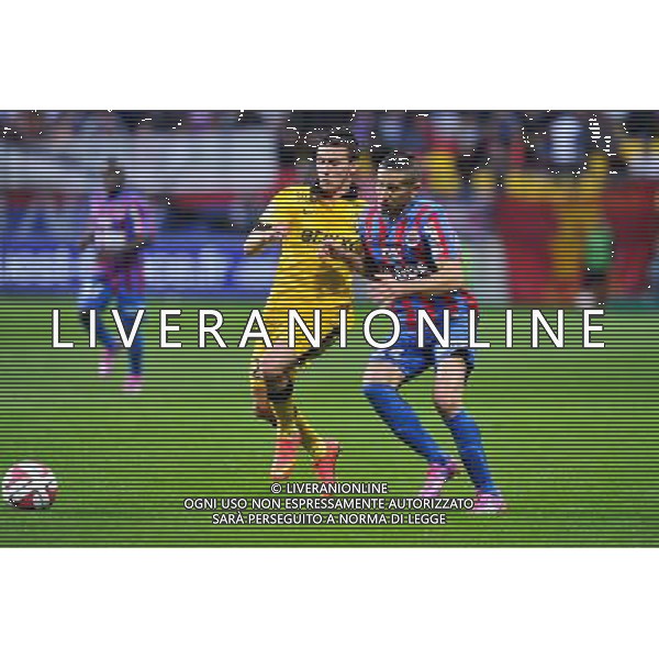 Sebastien Corchia / Florian Raspentino - 15.08.2014 - Caen / Lille - 2eme journee de Ligue 1 Photo : Aurelien Meunier / Icon Sport AG ALDO LIVERANI SAS ONLY ITALY