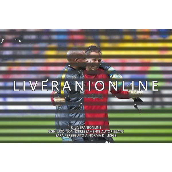 Steeve Elana / Damien Perquis - 15.08.2014 - Caen / Lille - 2eme journee de Ligue 1 Photo : Aurelien Meunier / Icon Sport AG ALDO LIVERANI SAS ONLY ITALY