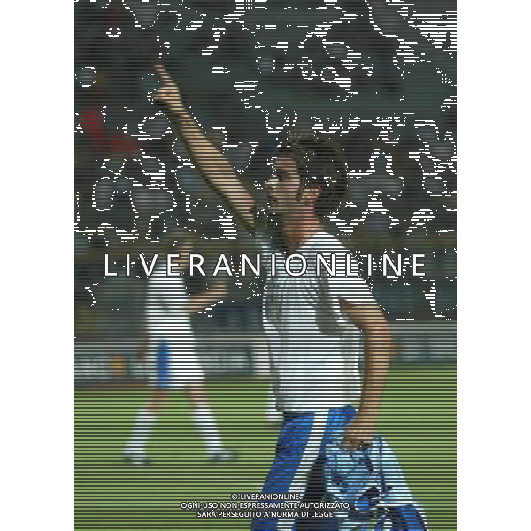 brescia 05/07/2003 brescia - gloria bistrita intertoto nella foto Del Nero Simone esultante foto filippo venezia/agenzia aldo liverani