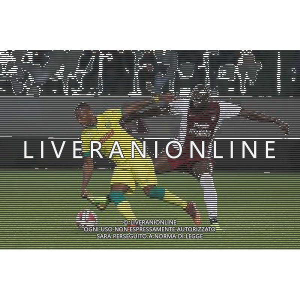 Serge GAKPE / Guirane N\'DAW - 16.08.2014 - Metz / Nantes - 2eme journee de Ligue 1 - Photo : Fred Marvaux / Icon Sport AG ALDO LIVERANI SAS ONLY ITALY