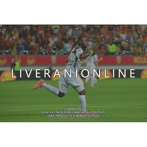 Joie Ladislas DOUNIAMA - 16.08.2014 - Lens / Guingamp - 2eme journee de Ligue 1 - Photo : Dave Winter / Icon Sport AG ALDO LIVERANI SAS ONLY ITALY