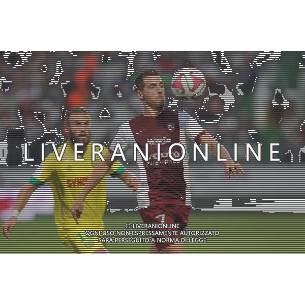 Lucas DEAUX / Romain ROCCHI - 16.08.2014 - Metz / Nantes - 2eme journee de Ligue 1 - Photo : Fred Marvaux / Icon Sport AG ALDO LIVERANI SAS ONLY ITALY
