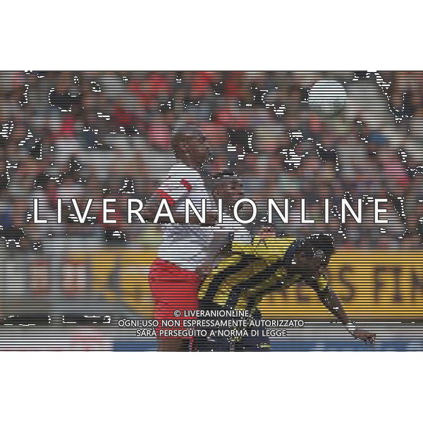 Joel SAMI / Ibrahim AMADOU / Larsen TOURE - 15.08.2014 - Nancy / Arles Avignon - 3eme journee de Ligue 2 Photo : Fred Marvaux / Icon Sport AG ALDO LIVERANI SAS ONLY ITALY